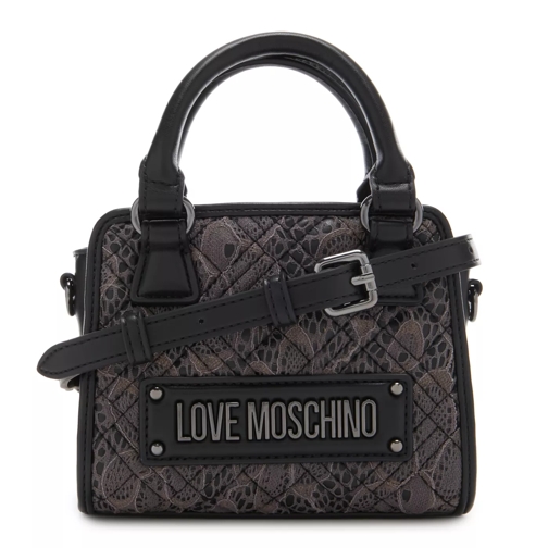 Love Moschino Love Moschino Quilted Bag Schwarze Handtasche JC40 Schwarz Draagtas