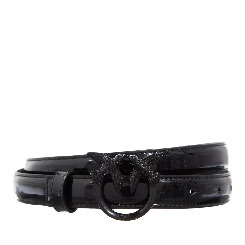 Pinko Ledergürtel Love Berry H2 Belt Black