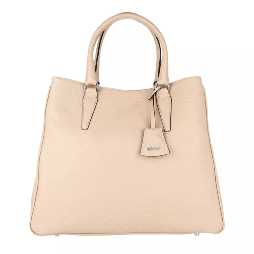 Abro Cervo Leather Tote Natural Draagtas