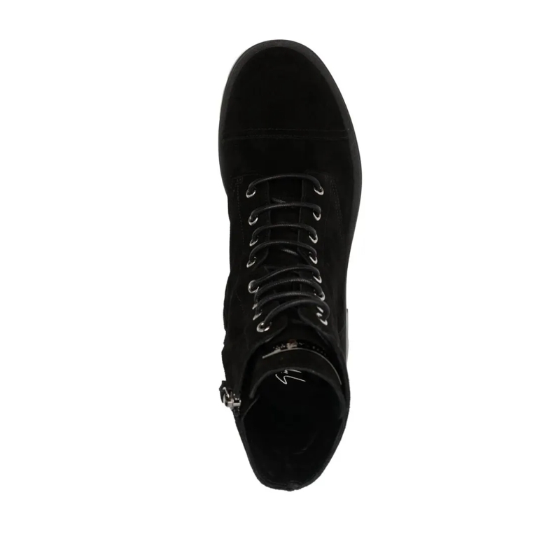 Giuseppe Zanotti Bottes Rombos Bootie Black