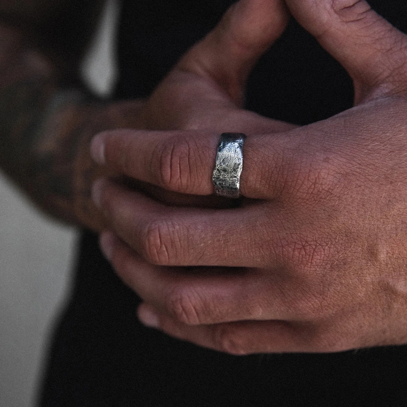 Haze & Glory Bandring Ring Bandring - El Tigre Small 925 Silber silber(Image 6)