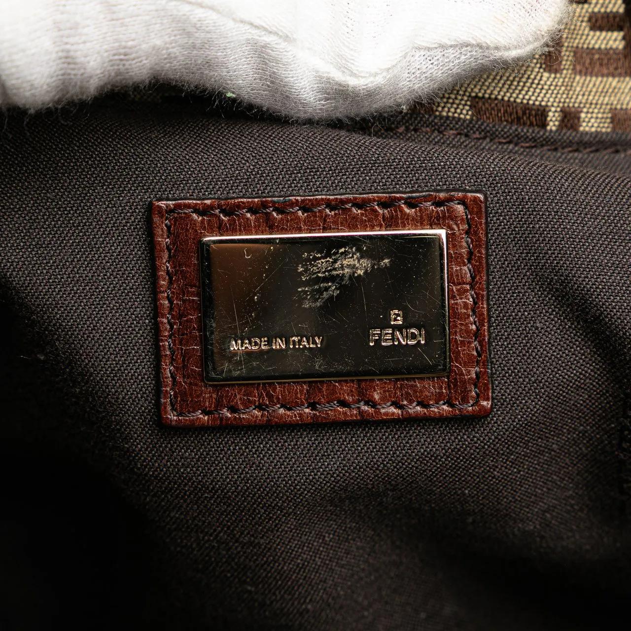 Thumbnail - Fendi Shopper - Zucchino Canvas Tote - Gr. unisize - in Braun - für Damen