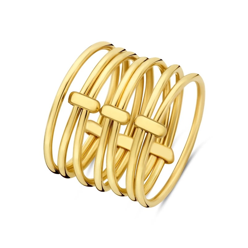 Isabel Bernard Bague Cour d'Honneur Adora 585 Gold Ring Gold