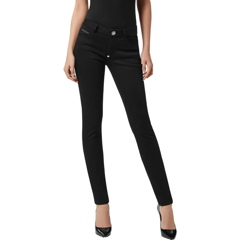 Philipp Plein Skinny-Leg-Jeans Jeggings Fatale schwarz(Image 3)