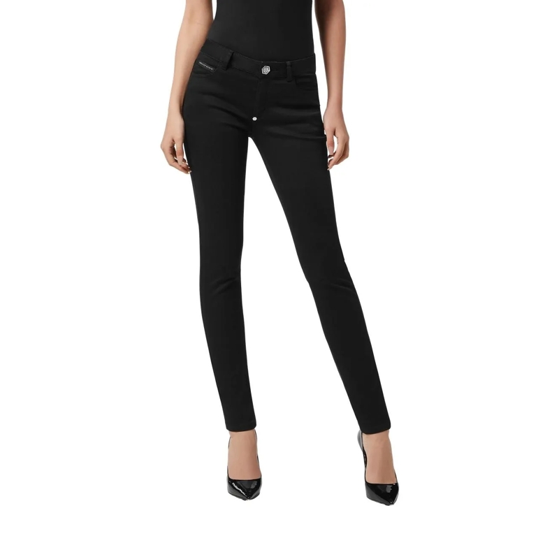 Philipp Plein Skinny-Leg-Jeans Jeggings Fatale schwarz(Image 5)