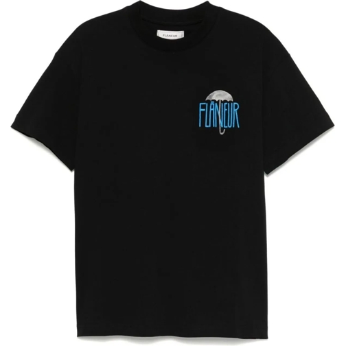 Flâneur T-Shirts FLANEUR HOMME T-shirts and Polos Black schwarz