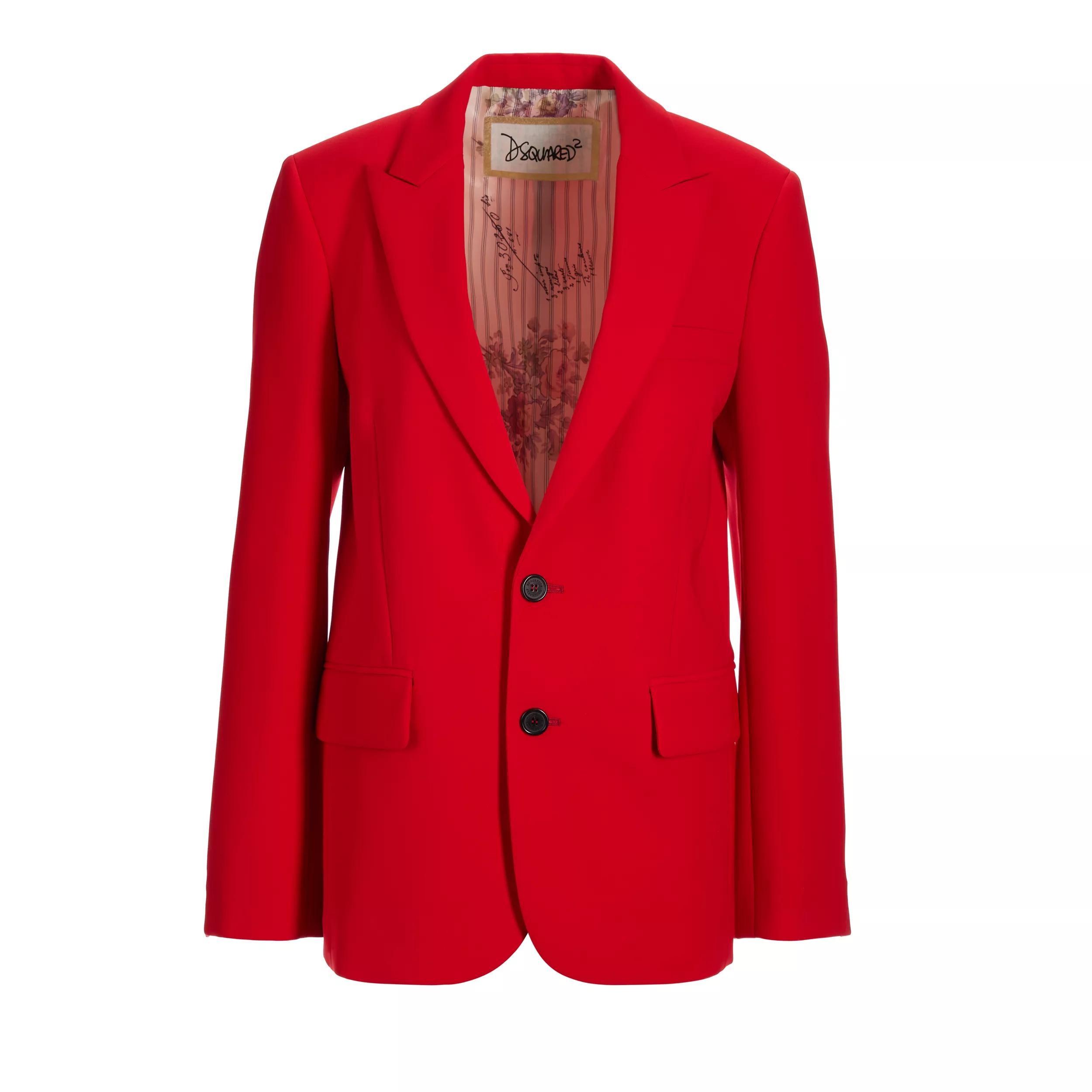 Dsquared2 - Blazer (Anzug) - Größe I46 - rot