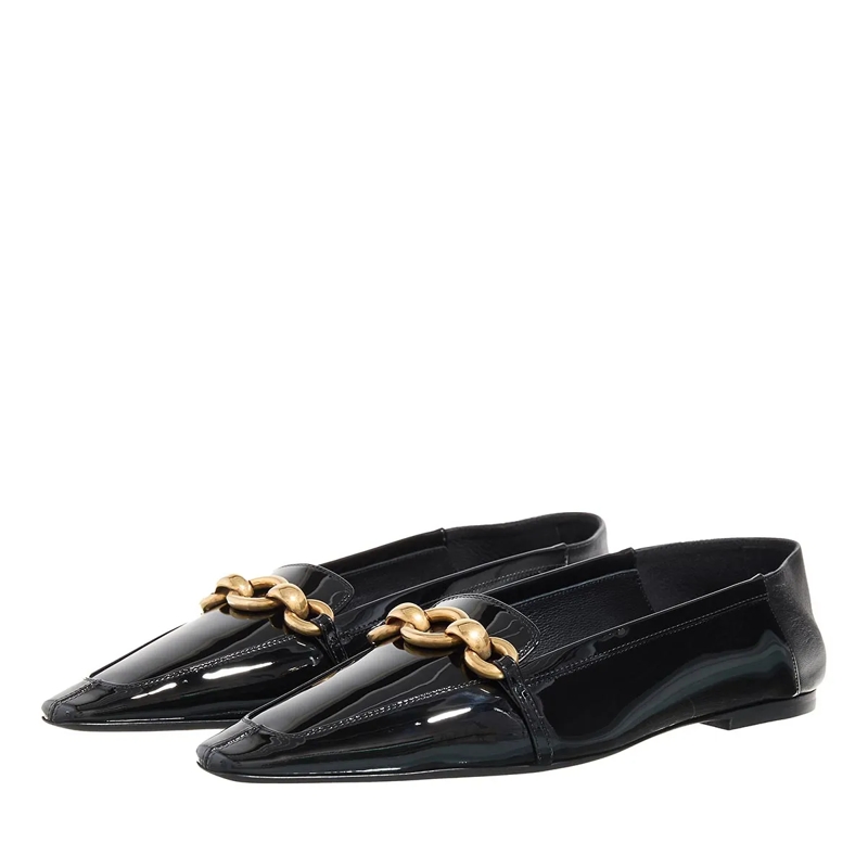 Saint Laurent Ballerinas LE Maillon Slippers Black