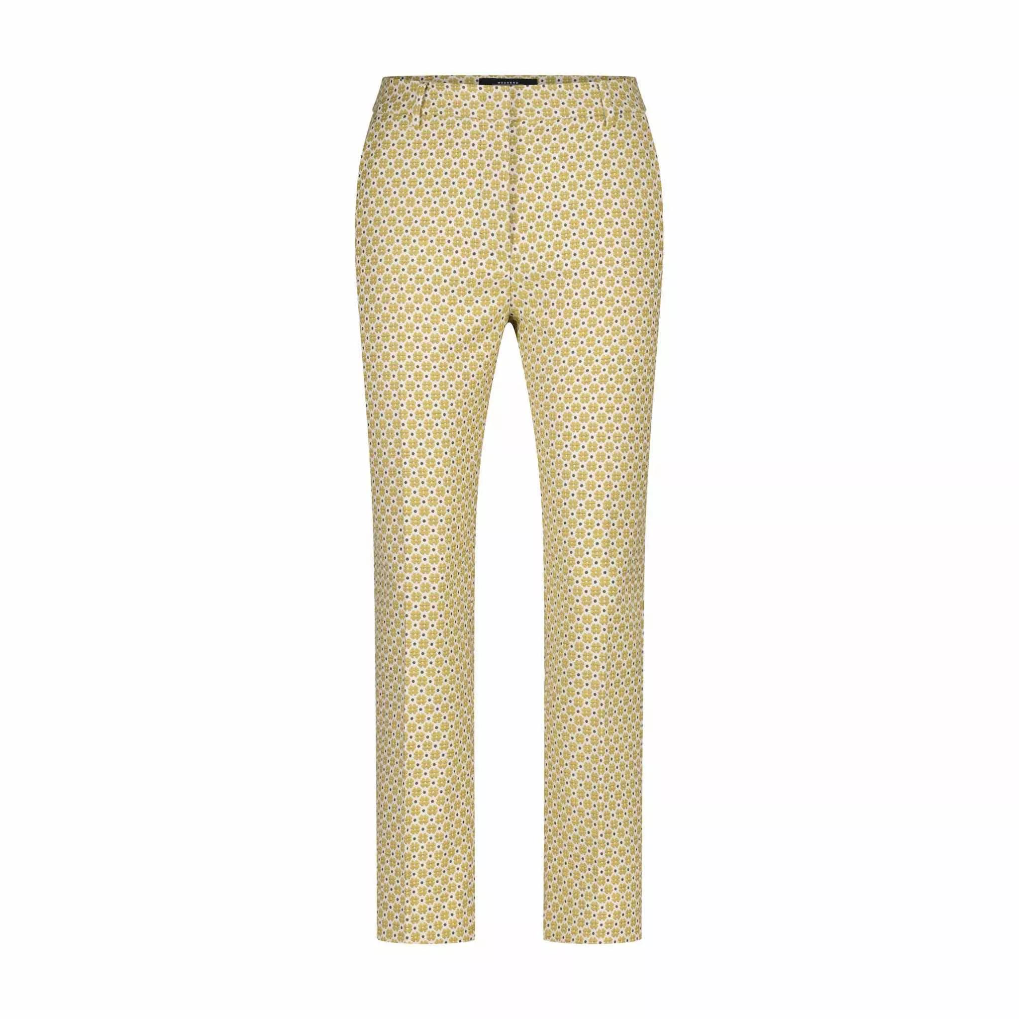 Max Mara - Hose Odile mit Blumenprint 47702384640346 - Größe 42 - yellow