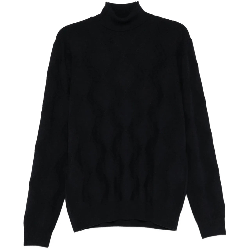 Corneliani Pull rolkraag dbl blau