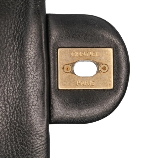 Chanel Sac à bandoulière 2018 CC Chevron Lambskin Round Flap Satchel schwarz (Image 12)