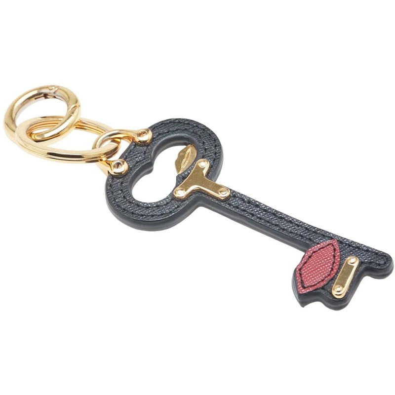 Prada  Saffiano Lip Key Chain schwarz