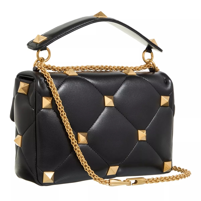 Valentino Garavani Crossbody Bag Roman Stud Quilted Crossbody Bag Nero(Image 5)