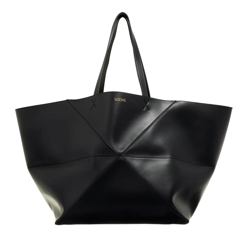 Loewe Shopping Bag Puzzle Tote Bag Black