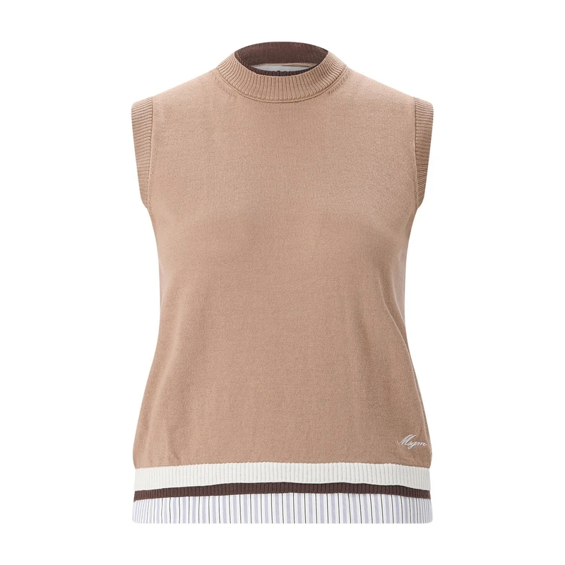 MSGM Top Top aus Merinowolle braun(Image 4)
