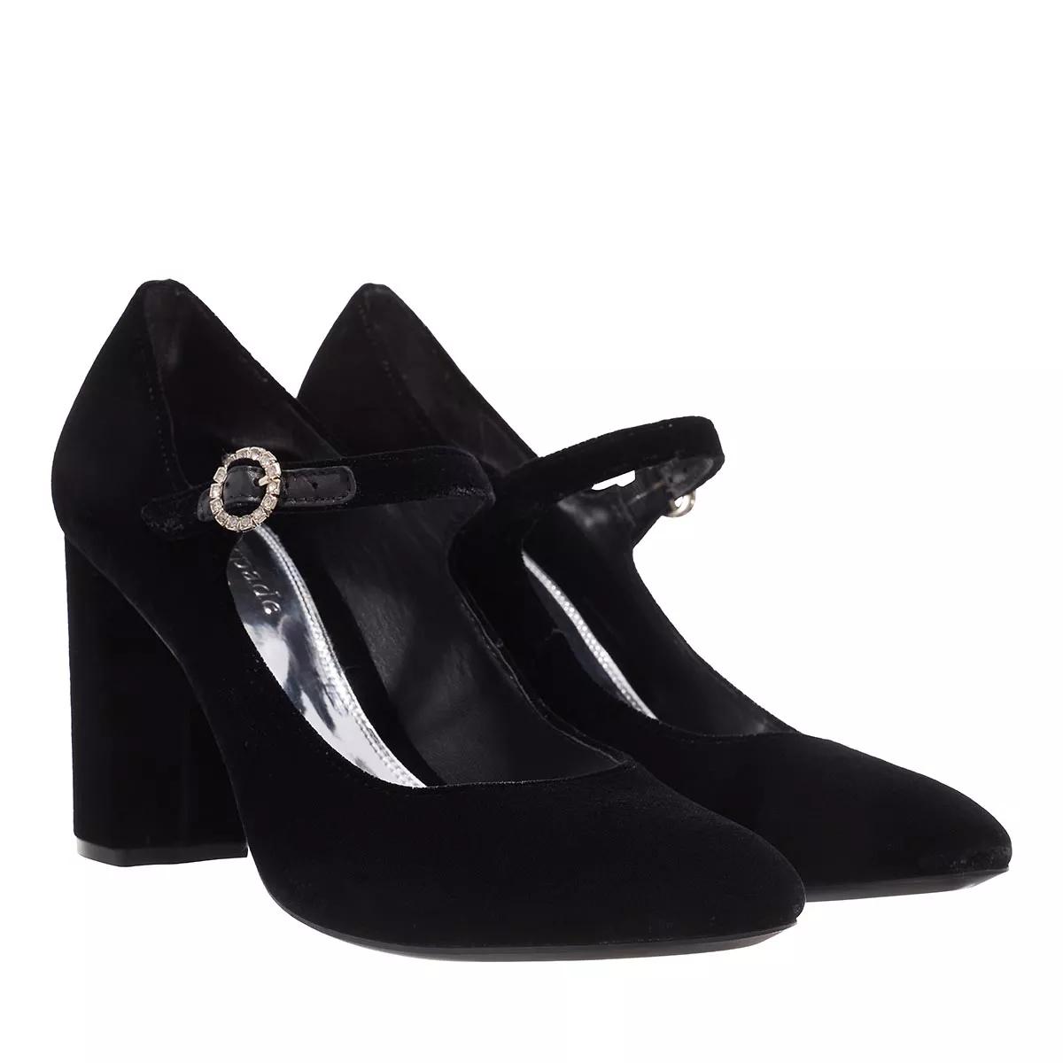 Kate spade black suede on sale pumps