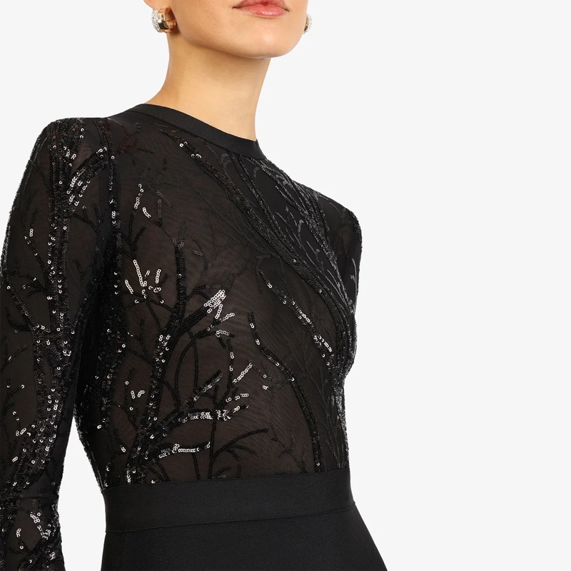 Kraimod Abendkleid Bandagekleid schwarz(Image 4)