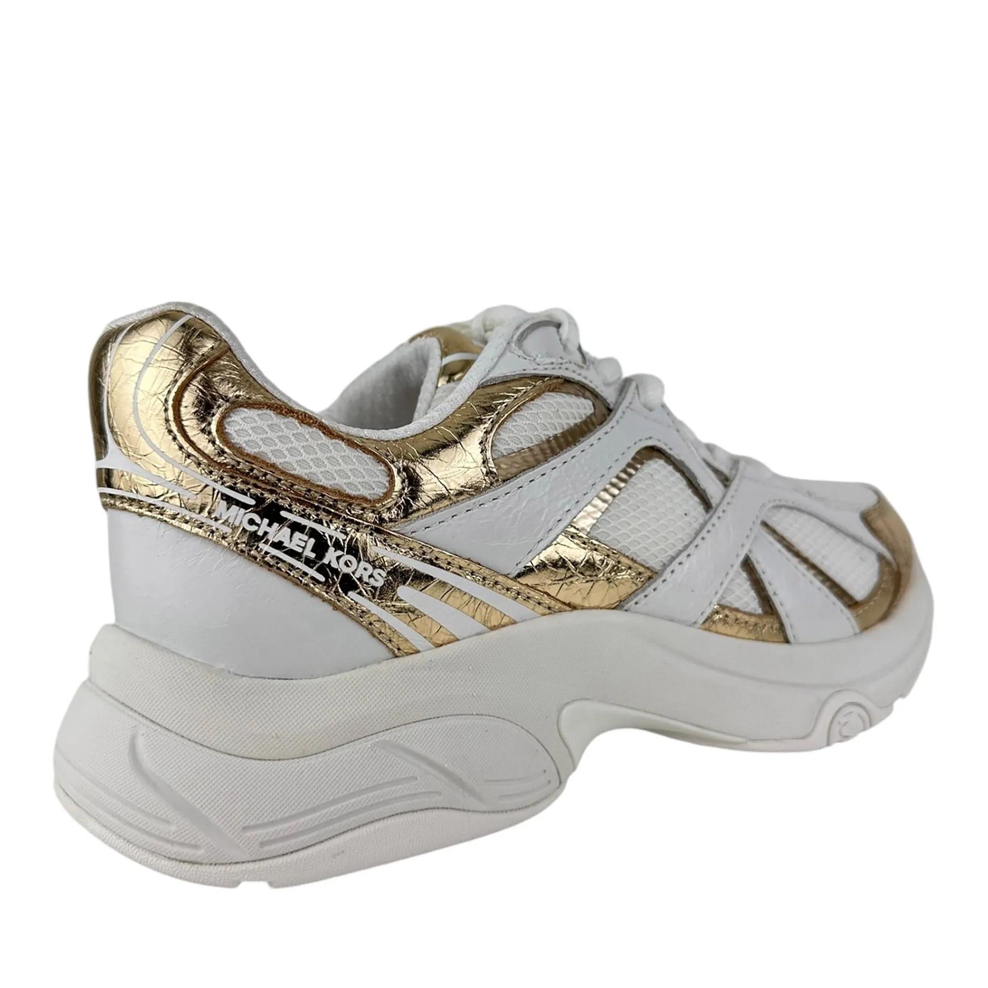 Michael Kors Sneakers Dames Sneakers Wit 43R5LEFS1M 740 Leo in wit