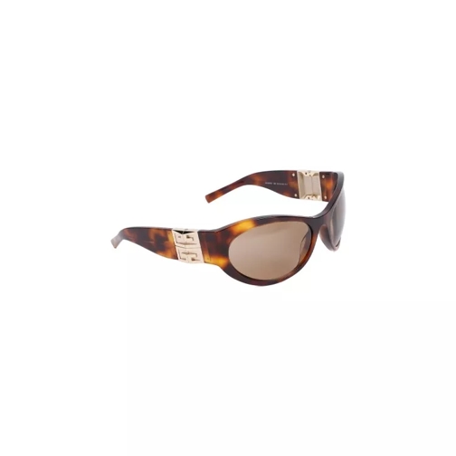 Givenchy Brown 4G-Plaque Oversize-Frame Sunglasses Brown Solglasögon