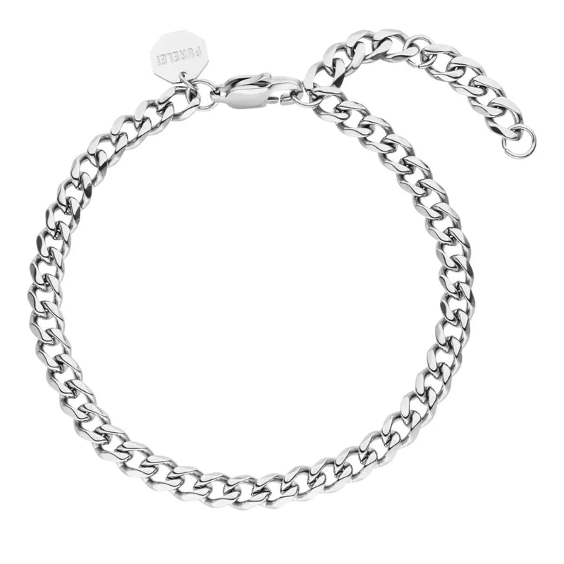 Purelei Armband Panzerkettenarmband Spirit Five silber