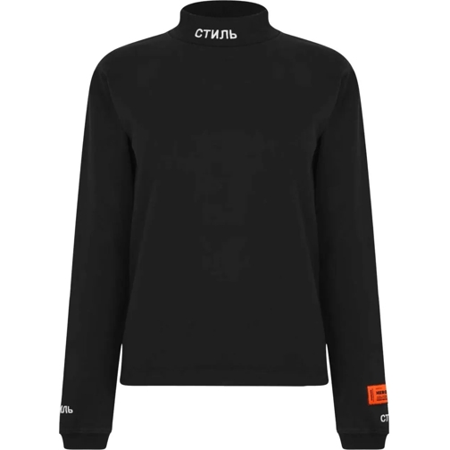 Heron Preston T-shirts Ctnmb Logo Turtleneck T-shirt schwarz