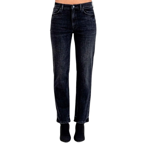 Adriano Goldschmied Jeans Lanzarote Mid Rise Straight Denim Pants Black