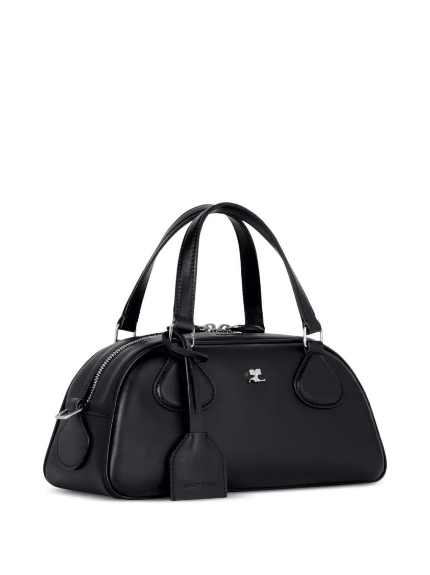 Courrèges Crossbody bags Modern Two-Way Zip Courreges Handbag in zwart