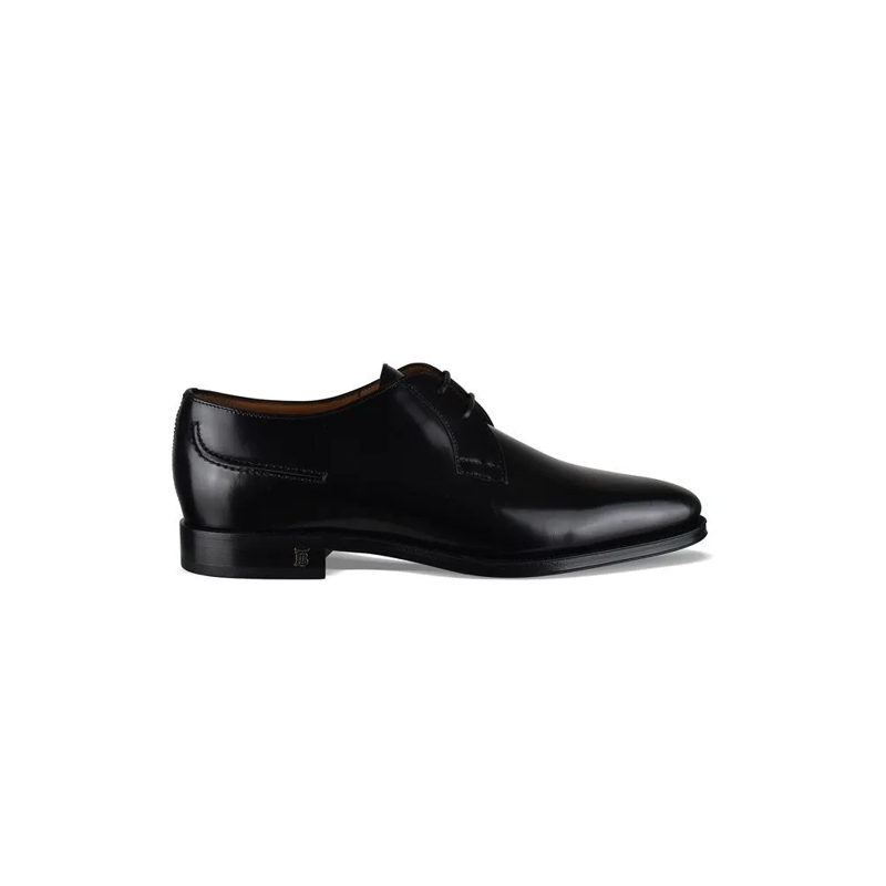 Burberry Veterschoenen Polished Patent Leather Derbies Black