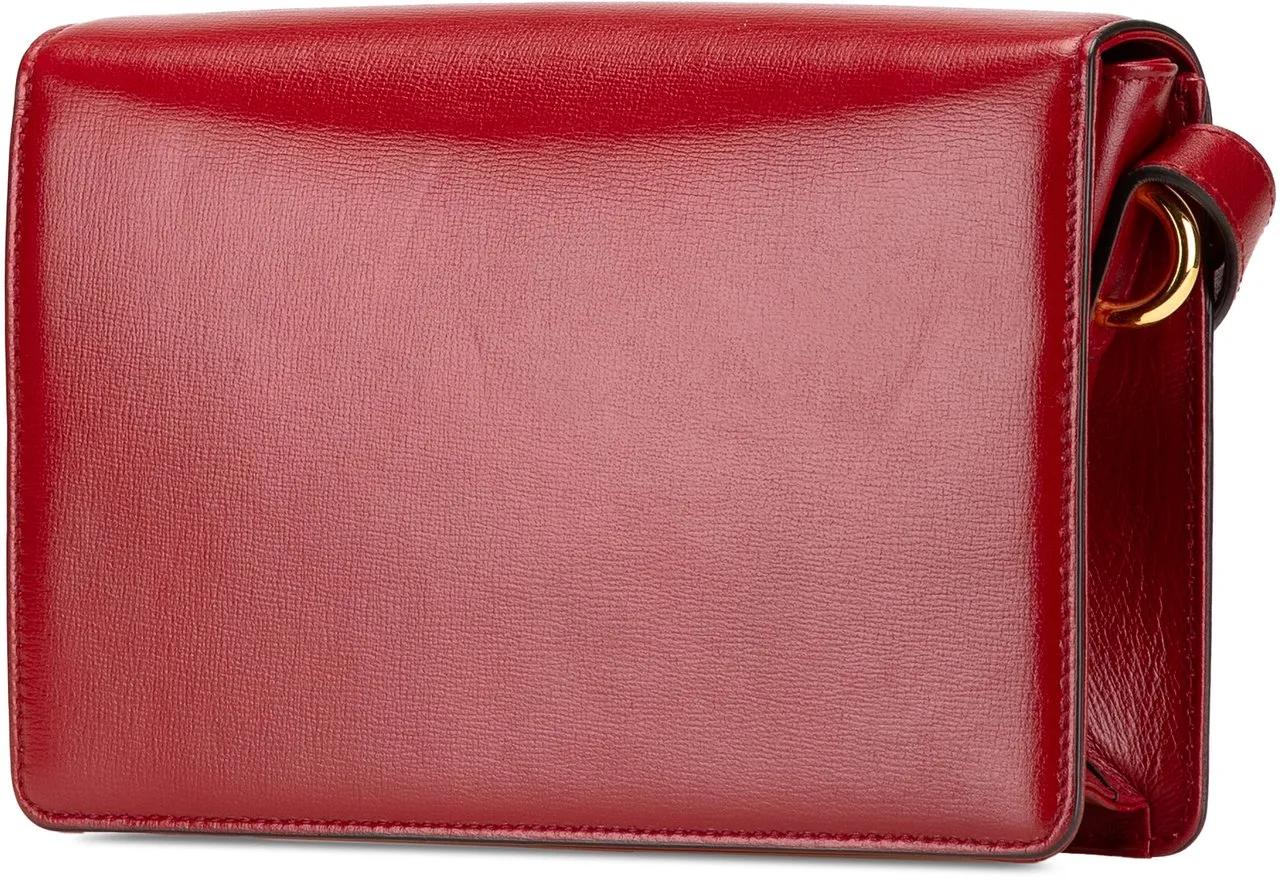 Thumbnail - Gucci Hobo Bags - Small Textured Calfskin GG Ring  Torchon Crossbody - Gr. unisize - in Rot - für Damen