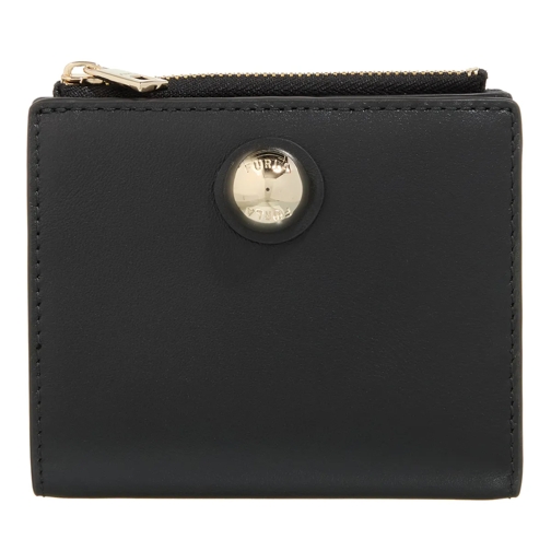 Furla Furla Sfera S Compact Bifold Slim Nero Tvåveckad plånbok