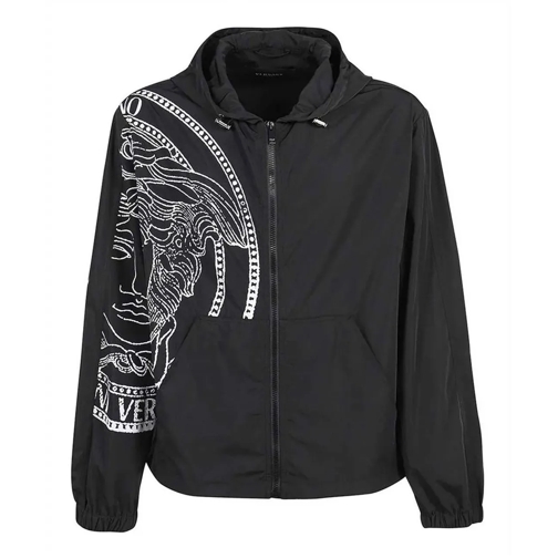 Versace Daunenjacken Versace Medusa Printed Windbreaker schwarz