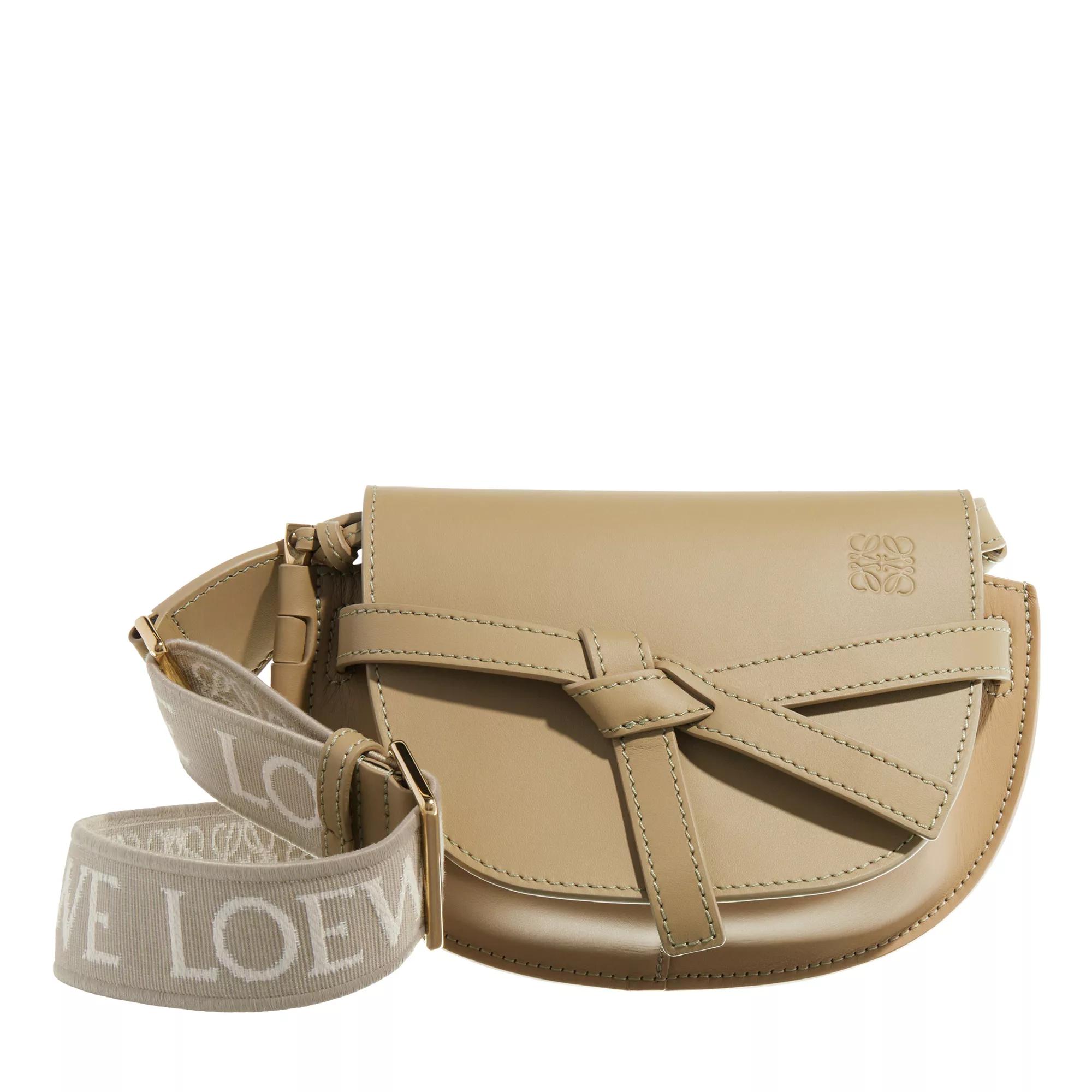 Loewe Crossbody Bags - Gate Dual Mini Crossbody Bag Leather - Gr. unisize - in Grün - für Damen