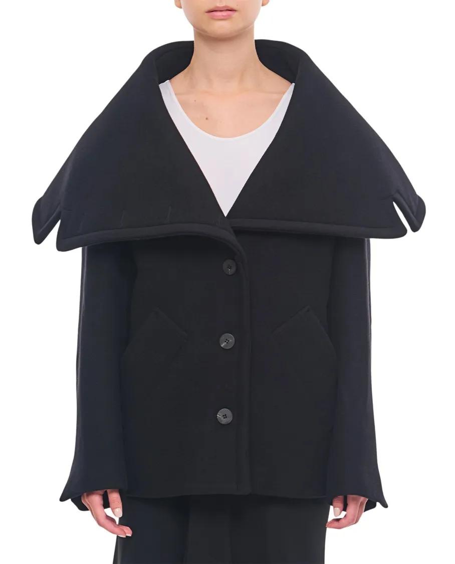 Jacquemus - Le Caban Caruso Wool Jacket - Größe 34 - schwarz