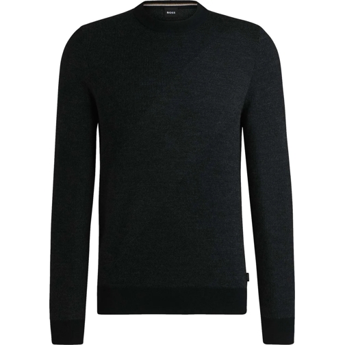 Hugo  Boss Sweaters Black schwarz