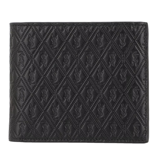 Saint Laurent Monogram Wallet Leather Black Bi-Fold Portemonnaie