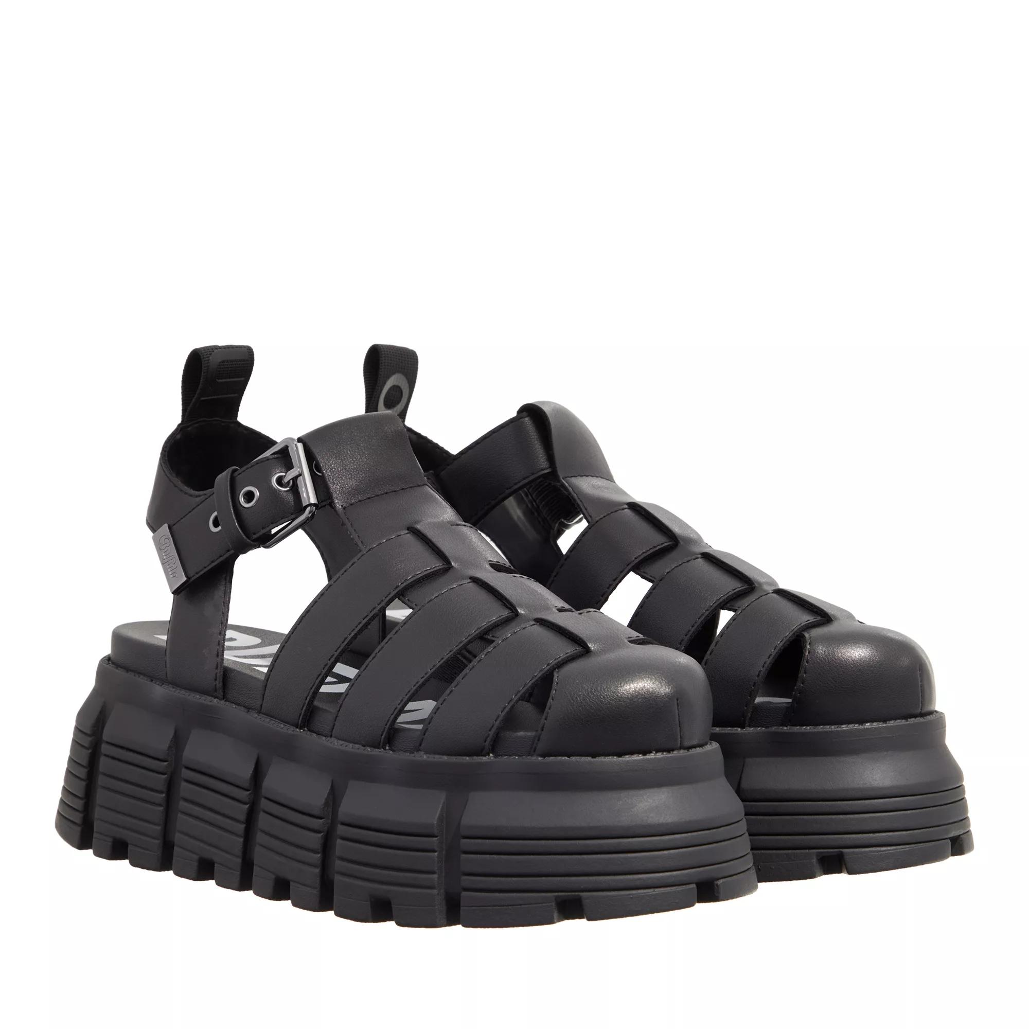 Buffalo Sandalen & Sandaletten - Ava Fisher - Gr. 38 (EU) - in Schwarz - für Damen