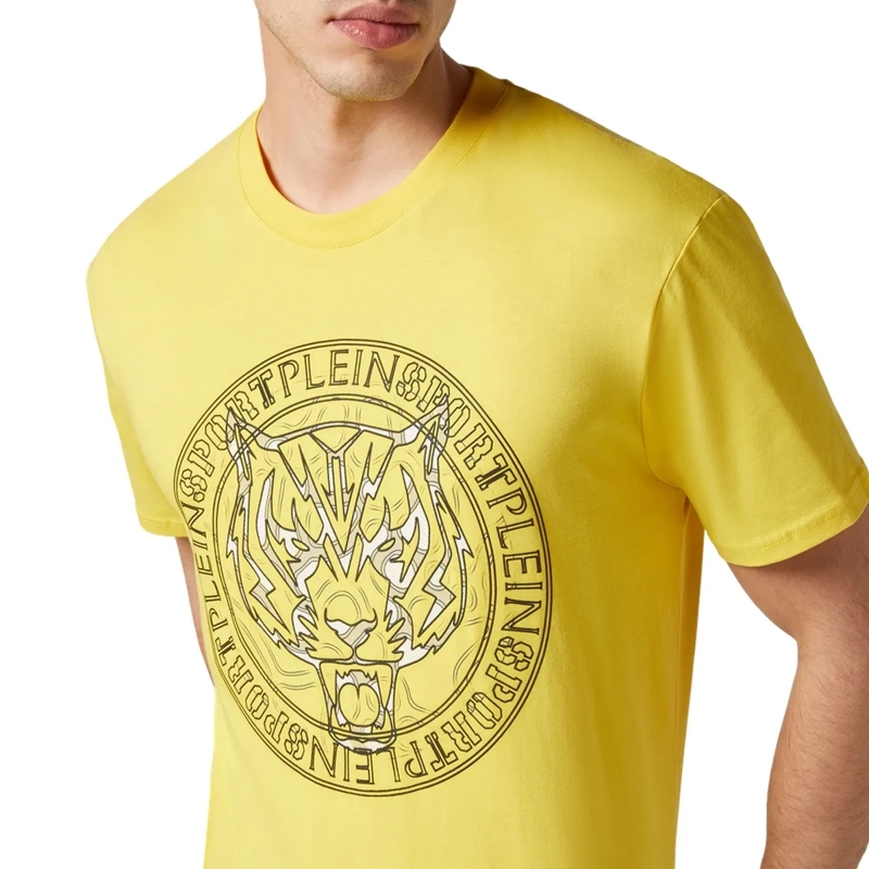 Plein Sport T-Shirt T-Shirt Tiger gelb(Image 5)