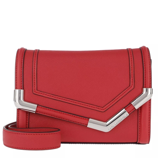Karl Lagerfeld K/Rocky Saffiano SM Sholder Bag New Red Crossbody Bag
