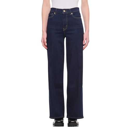 FRAME Jeans Le Slim Palazzo Blue