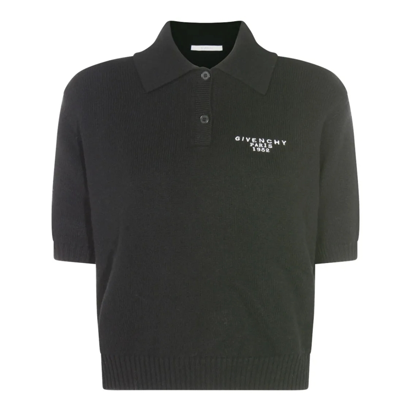 Givenchy T-shirt Black Wool Top Black