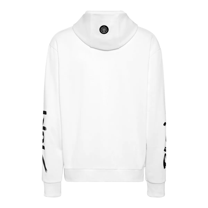 Plein Sport Top Kapuzen-Sweatshirt weiss(Image 2)
