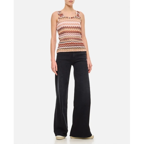 Missoni Blusen Chevron Blades Top With Sequins Multicolor