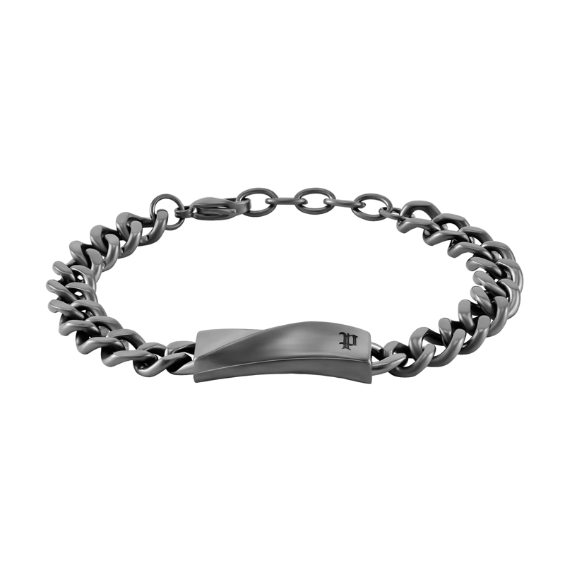 Police Armband Armband Contorto- Herrenarmband- Farbe: gold-  silber