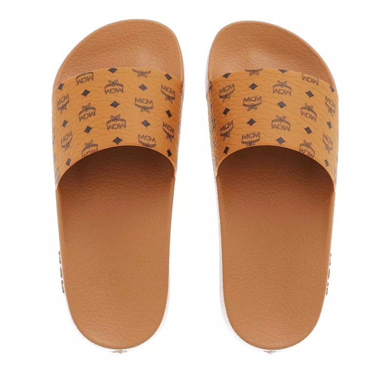 MCM Slides Mcm Collection Slide Cognac(Image 3)