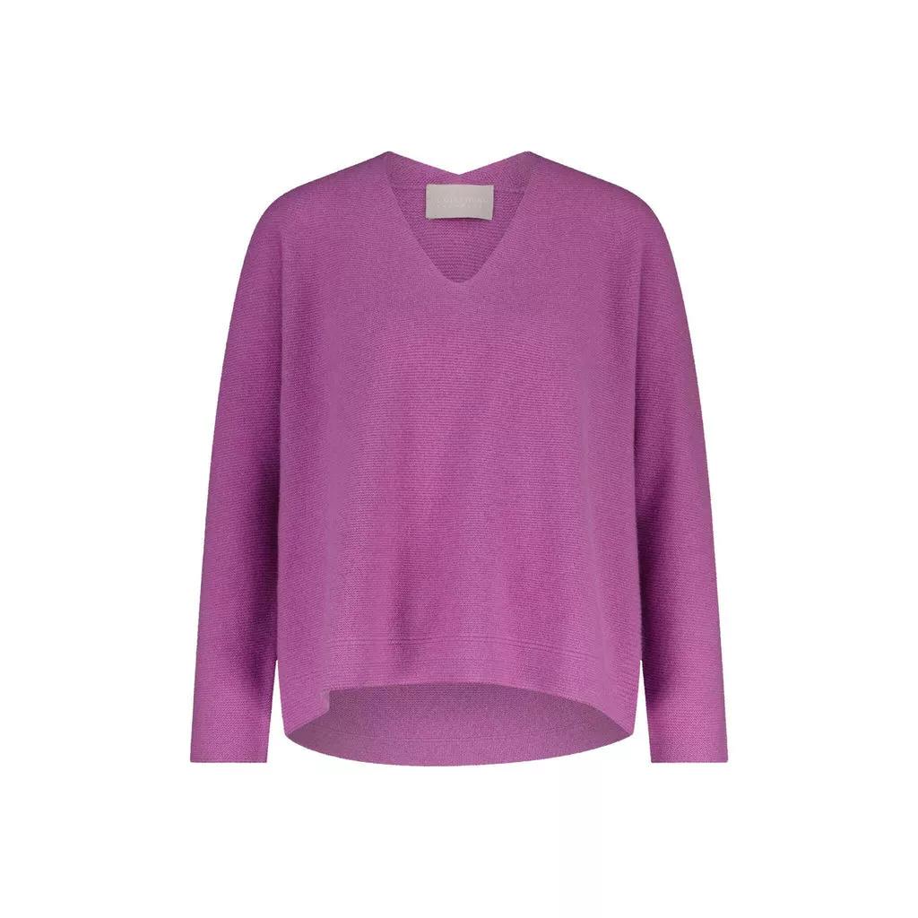Thumbnail - Hemisphere - Pullover aus Kaschmir - Größe 34 - purple