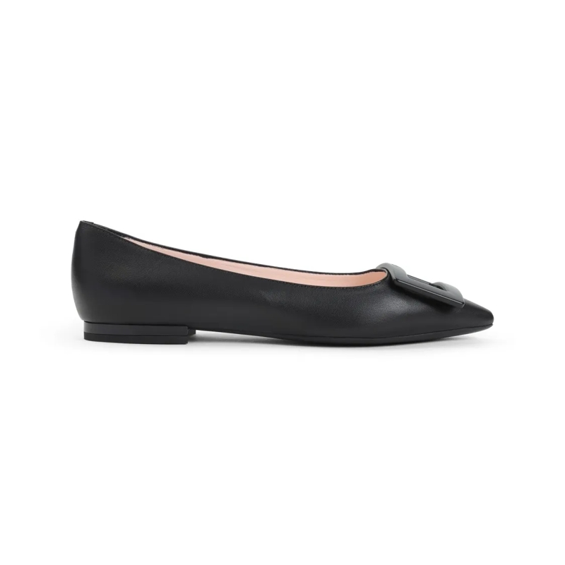 Roger Vivier Ballerinas Pointed Toe Ballet Flats Black