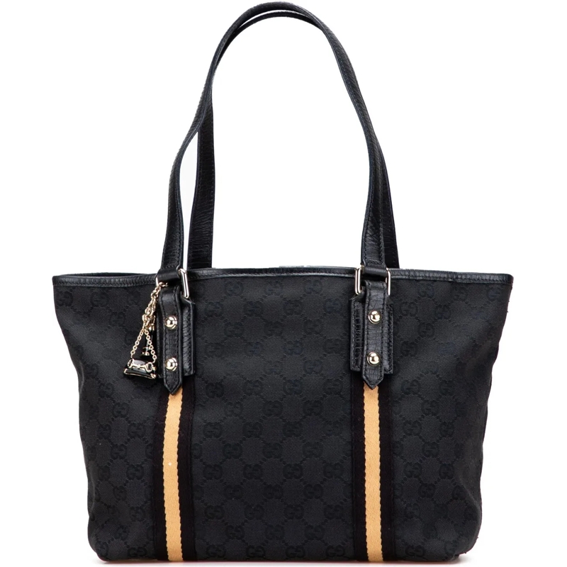 Gucci Shopper GG Canvas Jolicoeur Tote schwarz