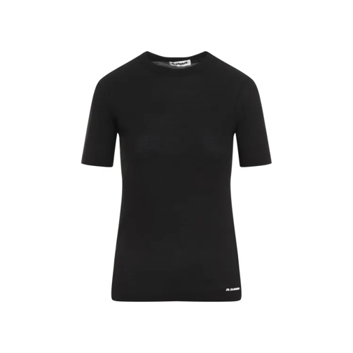 Jil Sander  Black Cotton T-Shirt Black