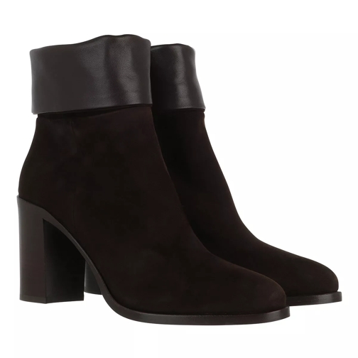 Prada Boots Leather Moro Ankle Boot