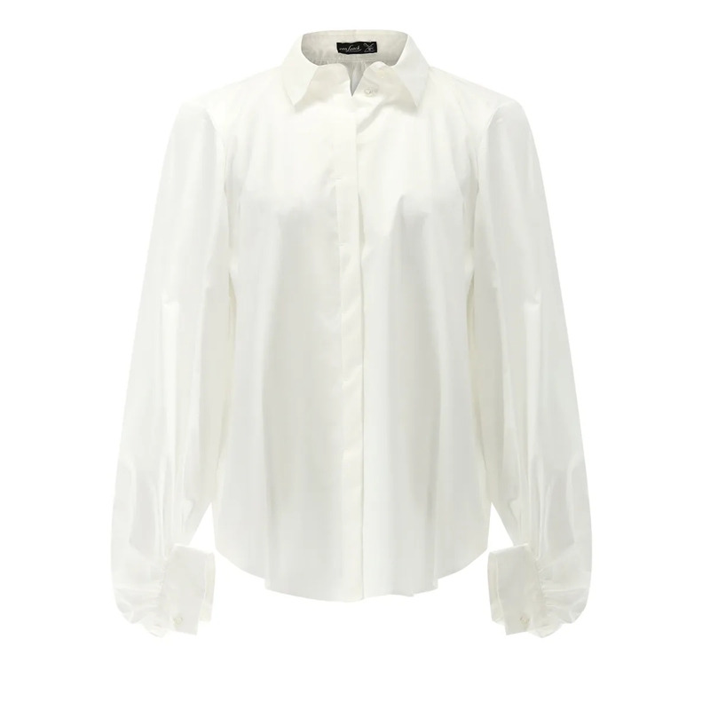 VAN LAACK Bluse Bluse Modern Fit Uni braun